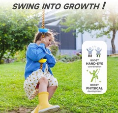 Climbing Rope Tree Swing Set for Kids – Easy Installation