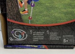 Slackers 8 ft Multi-Color Climbing Rope, Kid Outdoor Ninja Warrior Training. New