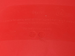 Toddler Swing Seat 3.0 with Finger Grip, Plastic Red High Back Full Bucket