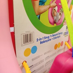 Little Tikes 2 in 1 Snug N Secure Swing Pink Baby Toddler 9-48 Months