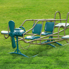 Flyer Teeter Totter Heavy-duty Powder-coated Steel Construction Earthtone Colors