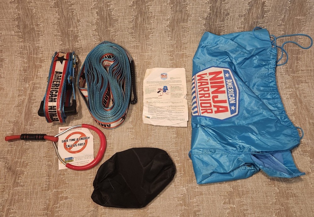 American Ninja Warrior Extreme Ninjaline Kit (Some Missing Parts)