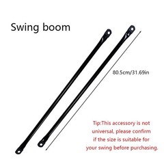 Garden Swing Hanging Rod, Swing seat Replacement Load-Bearing Hanging arm, Ro…