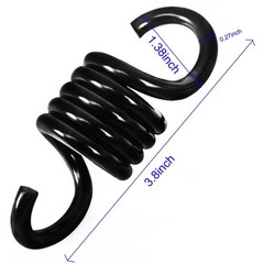 Porch Swing Springs, Black Patio Swing Parts Porch Swing Springs Heavy Duty 2 Pa
