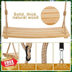 Hollowfly 2pk Fresh Style Wood Swing