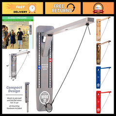 Wall Mounted Ring Swing Game – Foldable Arm for Indoor/Outdoor Fun, Easy Setup
