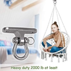 IOH 2 Pcs Heavy Duty Swing Hangers with 4 Screws Stainless Steel 304 Antirust…