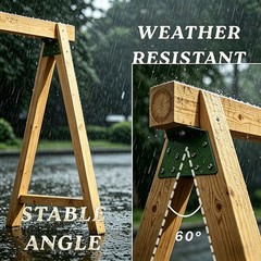 EZ Frame Wooden Swing Accessories, A-Frame Bracket for Swing Set Swing Beam, …
