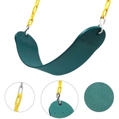 Heavy Duty 66 Inches Chain Plastic Coated Swing Seat Swing Set Outdoor