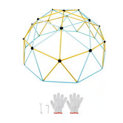 Climbing Dome-Outdoor Fun for Kids This 10 Ft. Geometric Dome Climber Supports u