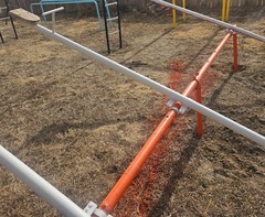 Vintage Teeter Totter Seesaw Six Kid 12 Foot School Playground Equipment