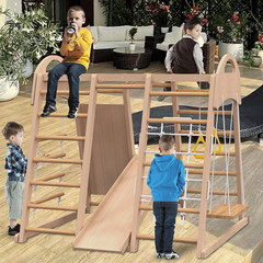Kids Boys Girls Bedroom Swing Slide Set Playground Climbing Playset, Ages 2-6yrs