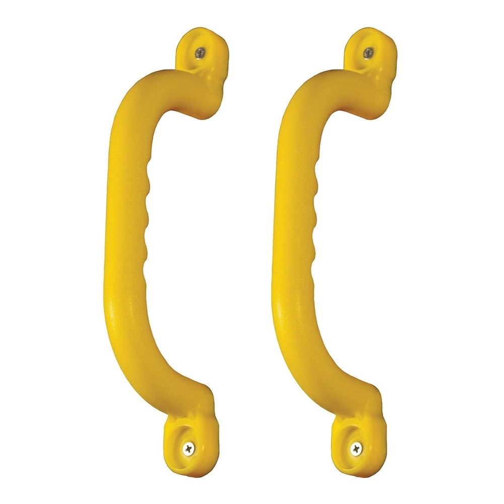 07-0005-Y Plastic Safety Handle Pair Swing Set Attachment- Yellow (Pair)