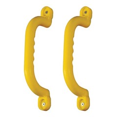 07-0005-Y Plastic Safety Handle Pair Swing Set Attachment- Yellow (Pair)