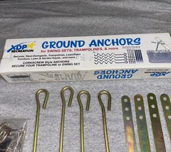 XDP Recreation Metal Ground Anchor Kit Hardware swing sets, trampoline and more