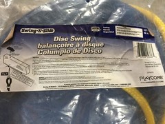 Play Core Swing-N-Slide Orb-XT Disc Swing, 337021 NE 4666L LA 6653 safety system