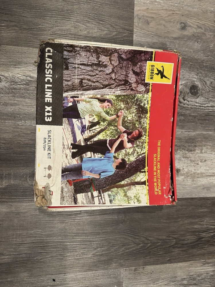 Gibbon Classicline X13 Slackline Kit with Training Rope- RATCHET MISSING