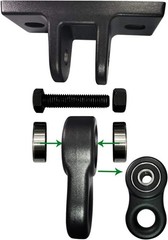 Heavy Duty Swing Sets Brackets Including 2 Black A-Frame Swing Set Brackets….