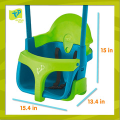 Toys Baby Swing – Comfy Toddler Swing Seat, Kids Outdoor Toys, Quadpod Adjustabl