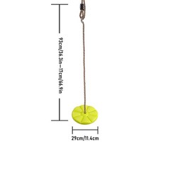 Tree Swing Disc, Round Swing Seat for Outdoor Backyard Playground, Holds 220l…