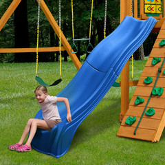 Ws 5032 Olympus Wave Slide 2Piece Plastic Slide for 5′ Decks, Blue