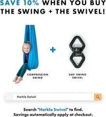 Sensory Swing for Kids & Adults – Holds 300lbs, Indoor Outdoor Sensory Swing …
