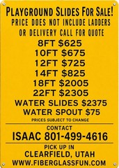 22ft Fiberglass Playground Slide sites 11 ft high boat, pool slides