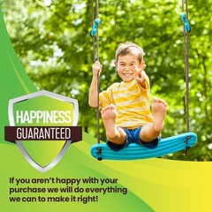 Swurfer Kick Stand Up Outdoor Surfing Tree Swing for Kids Up to 150 Lbs – Han…