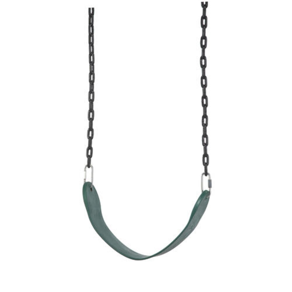 Green Resin Commercial Grade Wide Thick Swing Seat Heavy Duty Welded Link Chain