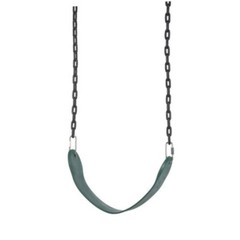 Green Resin Commercial Grade Wide Thick Swing Seat Heavy Duty Welded Link Chain