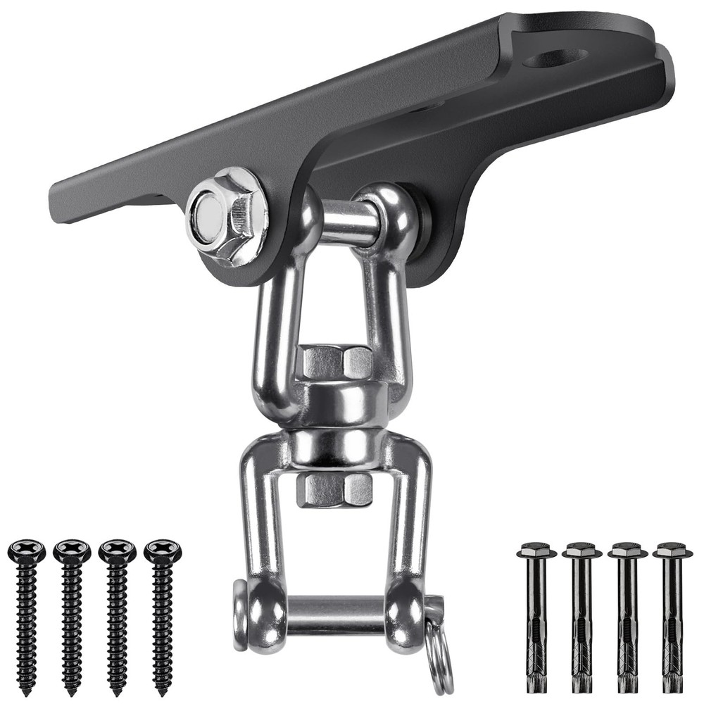 360° Swivel Swing Hanger Swing Ceiling Mount with Removable Hooks Hanging Cha…