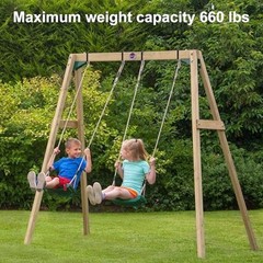 4 Pcs Heavy Duty Swing Hanger Swing Set Accessories for Wooden Sets Snap 4 Pack