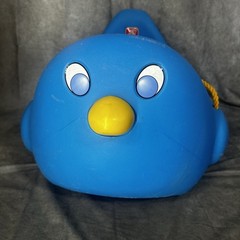 Vintage Step 2 Penguin Swing Blue Toddler Baby