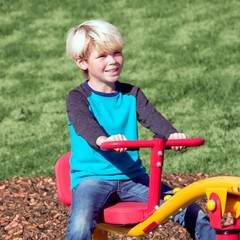 Spinning Teeter Totter – 360-Degree Rotation Seesaw with Impact Absorbing Sea…
