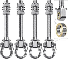 Dolibest Swing Hangers with Bearing – 4 Pack Stainless Steel 304 Hardware Hooks