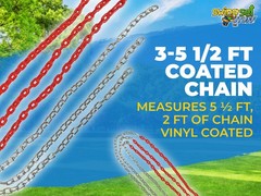 SWING SET STUFF INC. HEAVY-DUTY TIRE SWIVEL KIT RED playground fun toy kids 0303