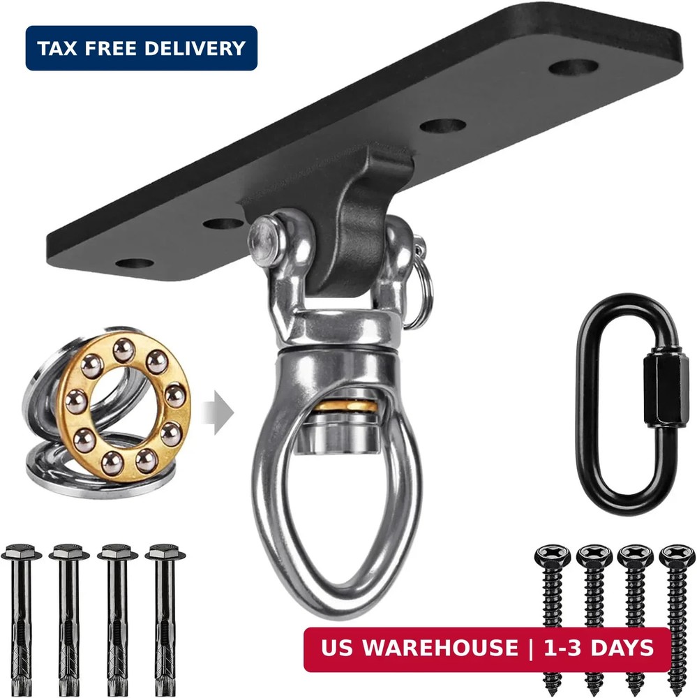 Dolibest Heavy Duty Swing Hanger, Swing Set Accessorie with Carabiner for Indoor