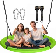 48 inch Saucer Tree Swing Kids Adult Larger Flying Swing Whole Family 600lbs