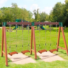 A-Frame Middle Swing Set Brackets, Heavy Duty Steel Swing Set Hardware with Moun