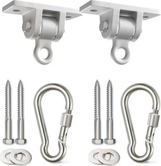 2 Pack Heavy Duty Swing Set Hangers – Durable Indoor/Outdoor Brackets for Fun