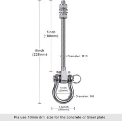 Benelabel Heavy Duty Swing Hangers with Bearings – Set of 4 Stainless Steel 304