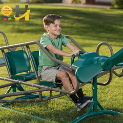 Playground Equipment Airplane Teeter Totter Outdoor Kids Backyard Play See Saw
