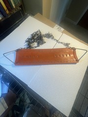 Vintage Red Swing with Original Chains Patent # 3897056
