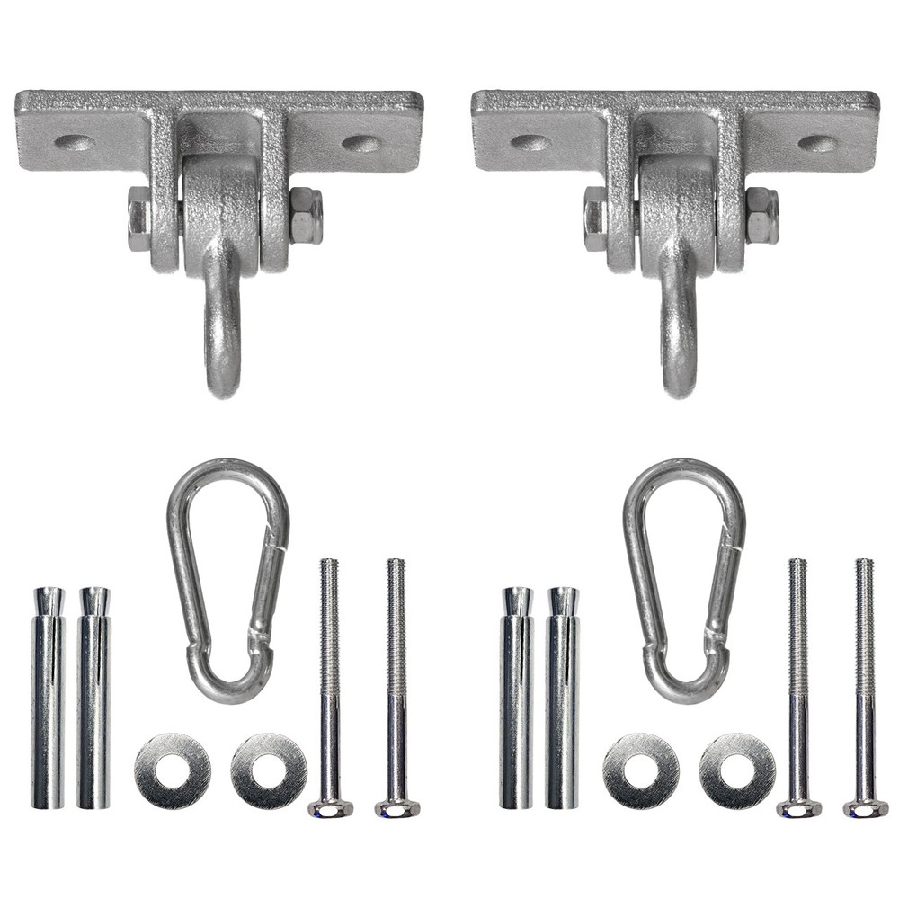 New Heavy Duty Permanent Swing Hanger Brackets Set for Indoor and Outdoor Use