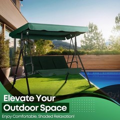 Replacement Canopy for 2 Seat Outdoor Swing 75 inch x 52 inch Swing Canopy