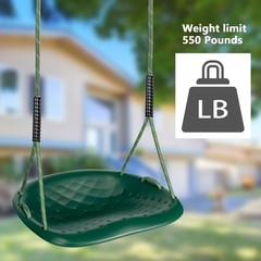 Heavy Duty Swing Seat, 550LBS Capacity Outdoor Swing Seat for Adults & KidsGreen