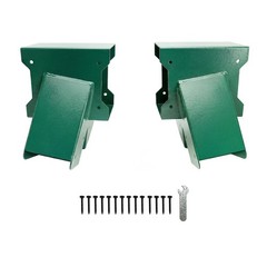 A-Frame End Swing Set Brackets – 2 Pcs Heavy Duty Carbon Steel Hardware with …