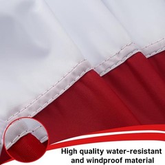 2 Packs American Bunting Flags 2 pcs-3×6 ft bunting flag(Not Embroidered)