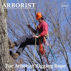 Arborist Rope 3/4 Inch x 100 Ft, High Strength Polyester Bull Rope for Tree R…
