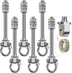 Benelabel Heavy Duty Swing Hangers with Bearings – Set of 6 Stainless Steel 304